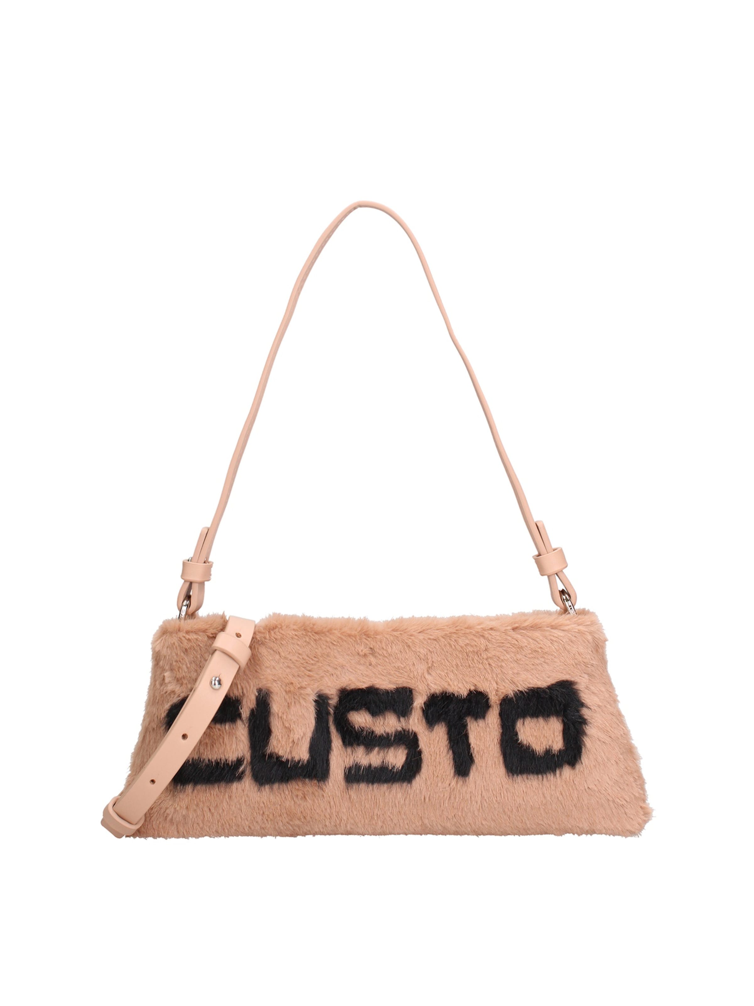 Borsa a spalla di Custo Barcelona in marrone: frontale