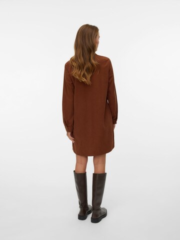 VERO MODA - Vestido camisero 'VMVilja' en marrón