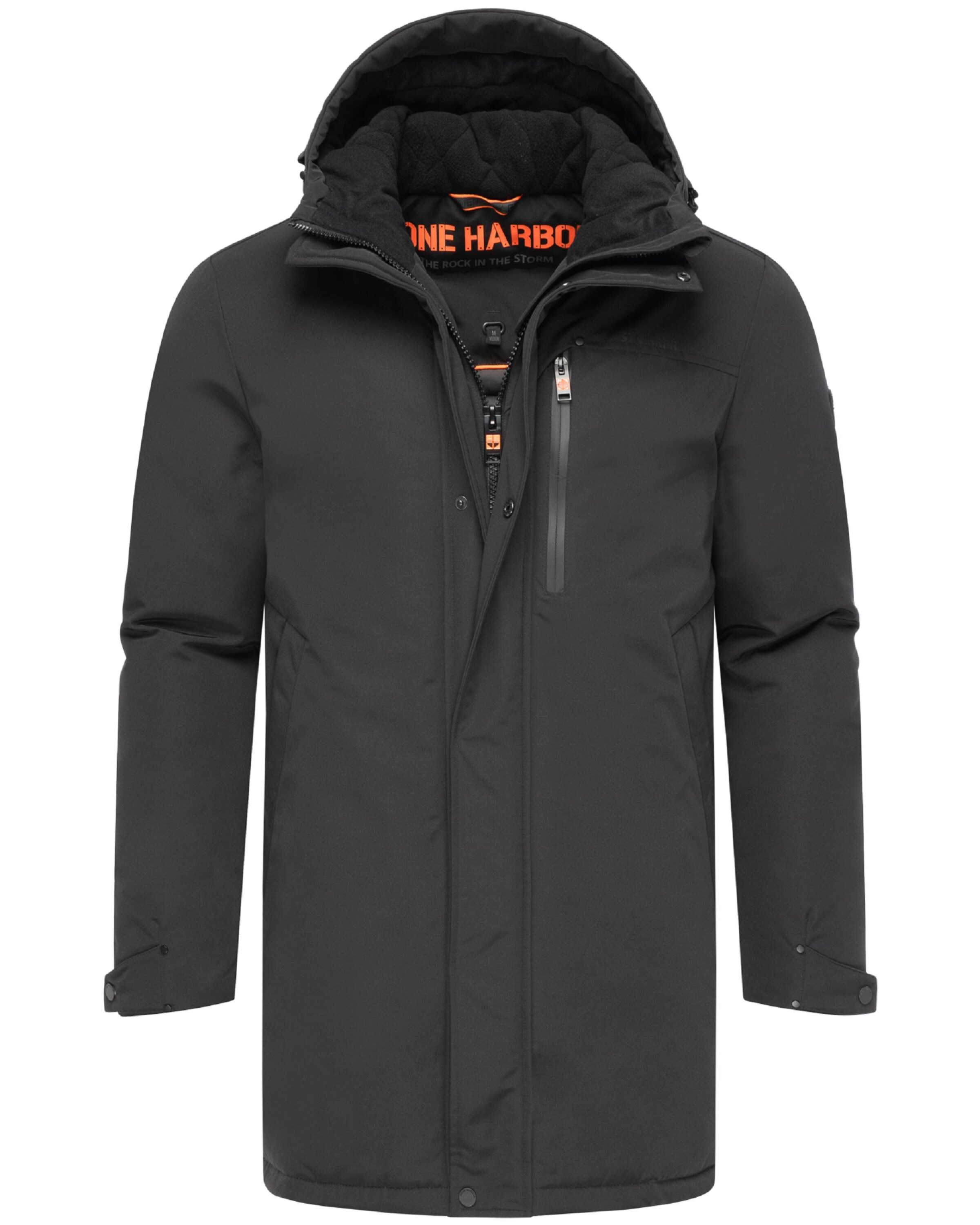 STONE HARBOUR Winter Coat 'Phinoo XX' in Black