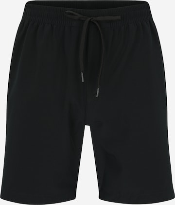 QUIKSILVER Rövid fürdőnadrágok 'TAXER AM' - fekete: elől