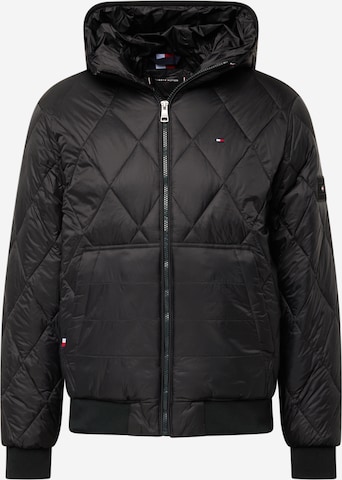 Veste mi-saison TOMMY HILFIGER en noir : devant