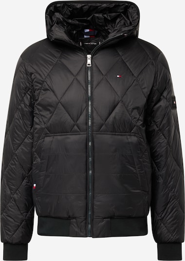 TOMMY HILFIGER Veste mi-saison en bleu marine / rouge / noir / blanc, Vue avec produit