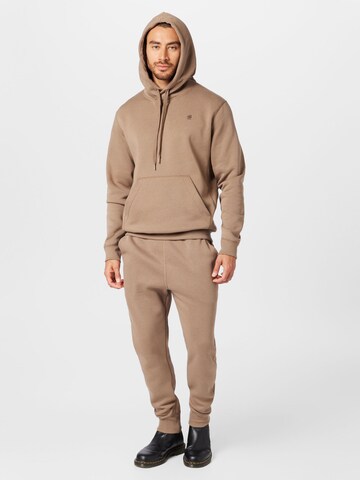 G-STAR Zwężany krój Spodnie 'Type C' w kolorze brązowy