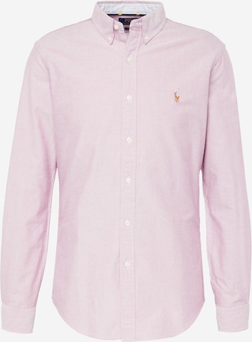 Coupe regular Chemise Polo Ralph Lauren en rose : devant