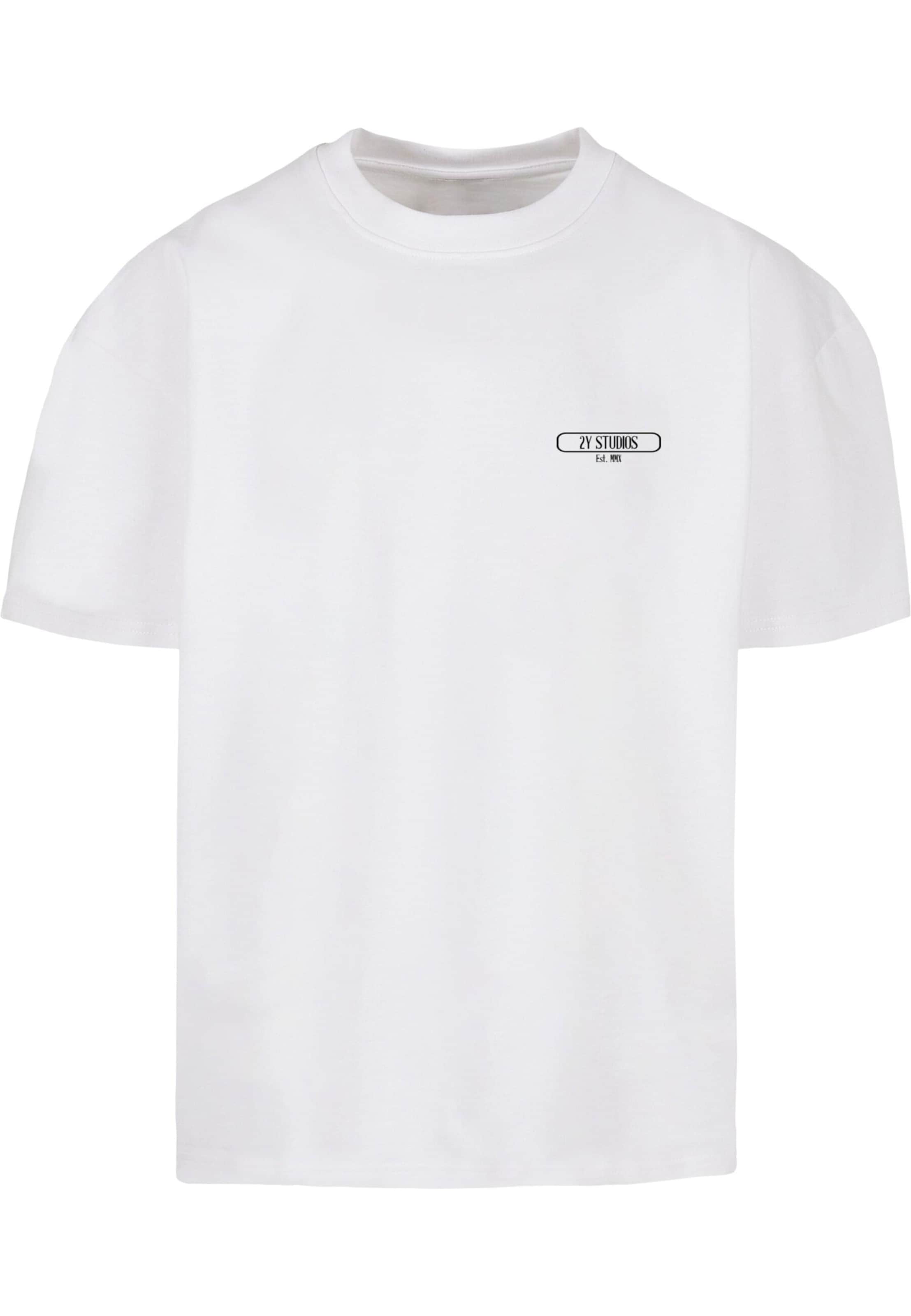 2Y Studios Tričko 'Don't Wish' – bílá: přední strana