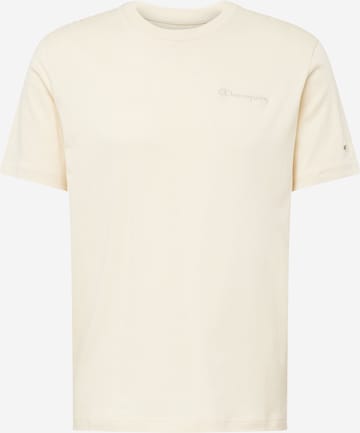 T-Shirt Champion Authentic Athletic Apparel en beige : devant