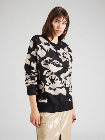 ABOUT YOU Sweater 'Hanke' in Black: front