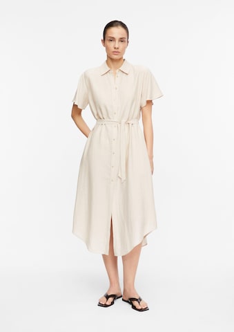 COMMA Kleid in Beige: Vorderseite