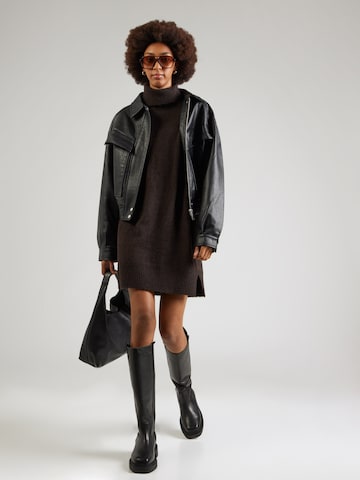 VERO MODA Knitted dress 'VMAQUARIUS' in Brown