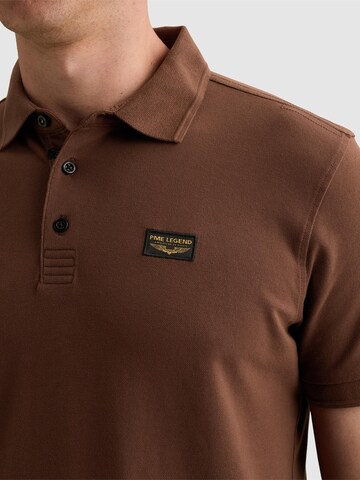 PME Legend Bluser & t-shirts 'American Classic polo shirt with flight pocket' i brun