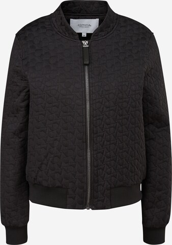 comma casual identity Between-Season Jacket in Black: front