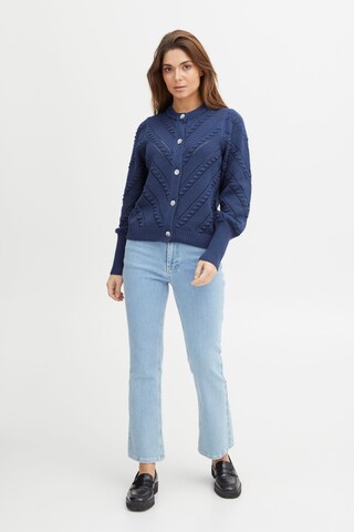 PULZ Jeans Strickjacke 'Amy' in Blau