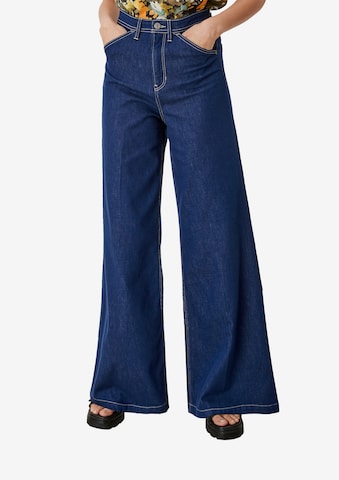 s.Oliver Wide leg Jeans in Blauw: voorkant