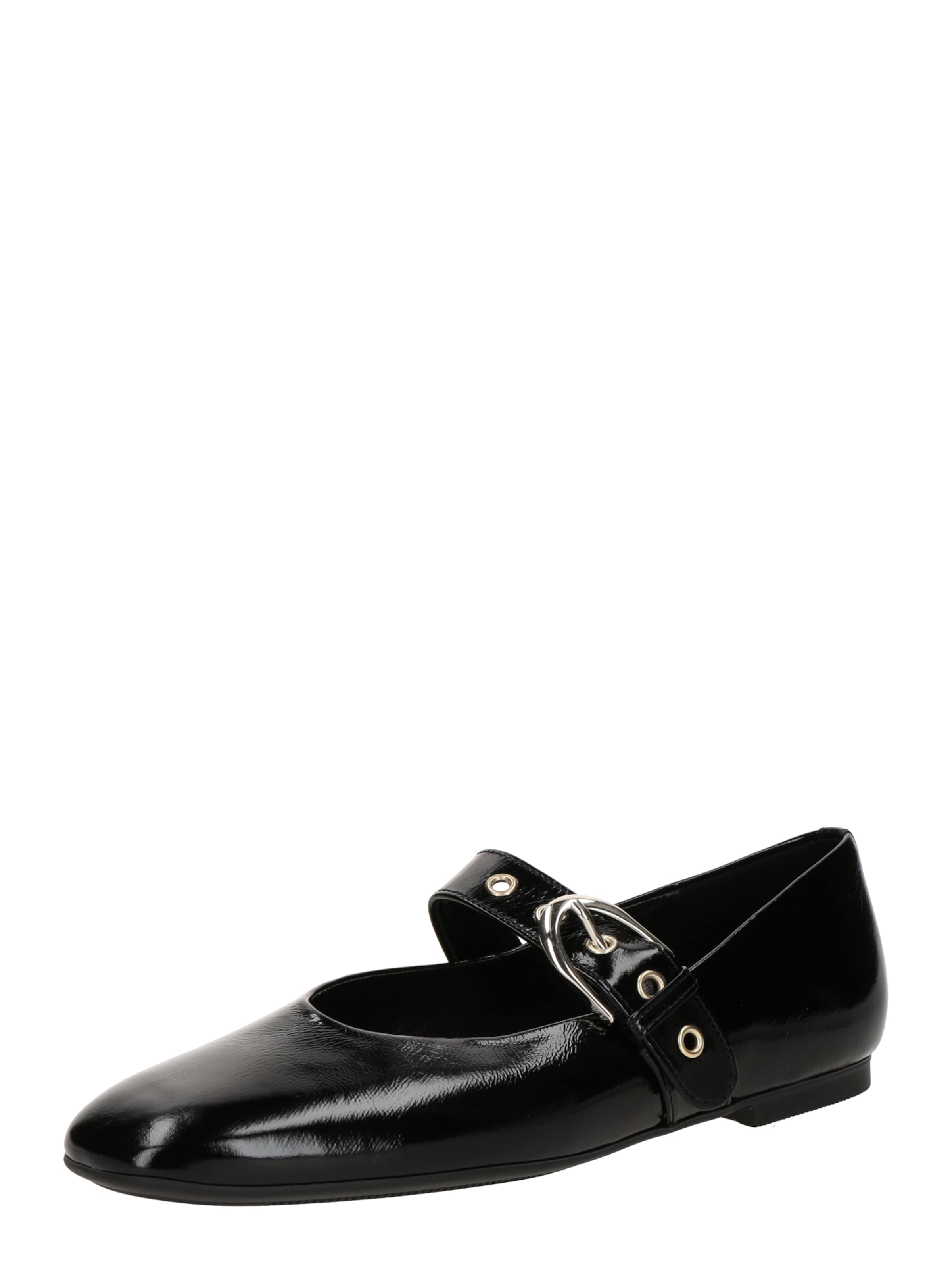 juoda GABOR Balerinos su dirželiais: priekis