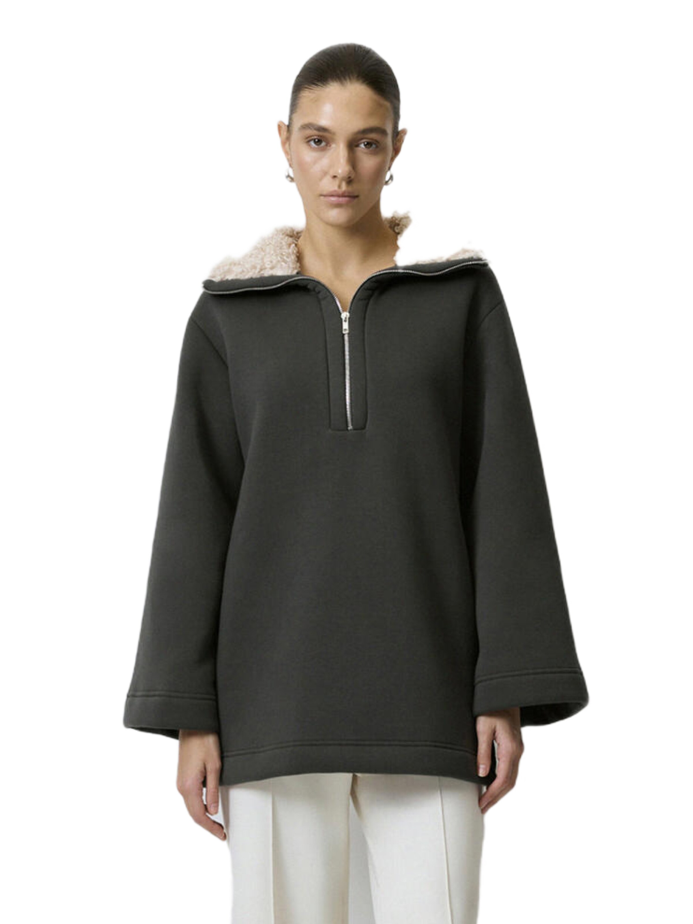 Touche Prive Sweatshirt in Green: front