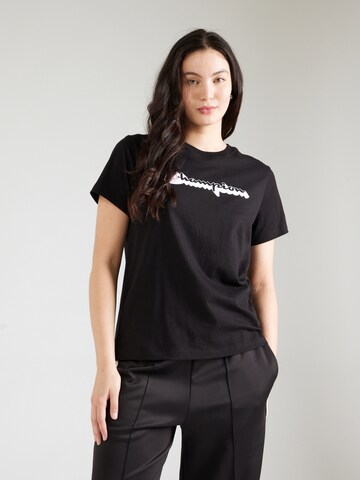 Champion Authentic Athletic Apparel T-Shirt in Schwarz: Vorderseite