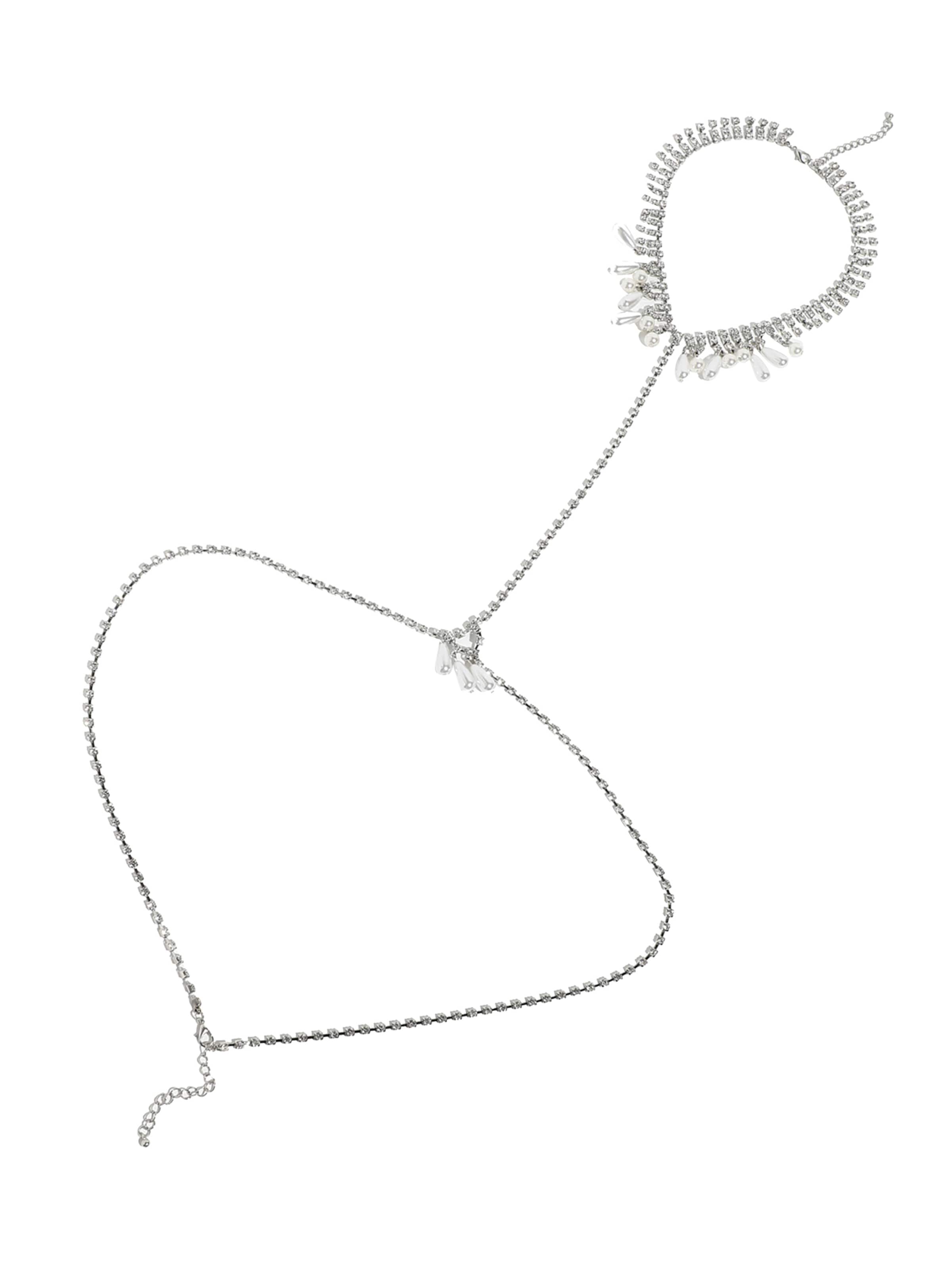 Lanțuri ' Mickey ' SOHI pe argintiu / alb perlat, Vizualizare produs