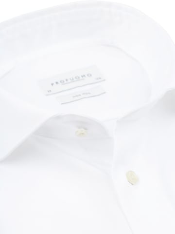 Profuomo Slim fit Button Up Shirt in White
