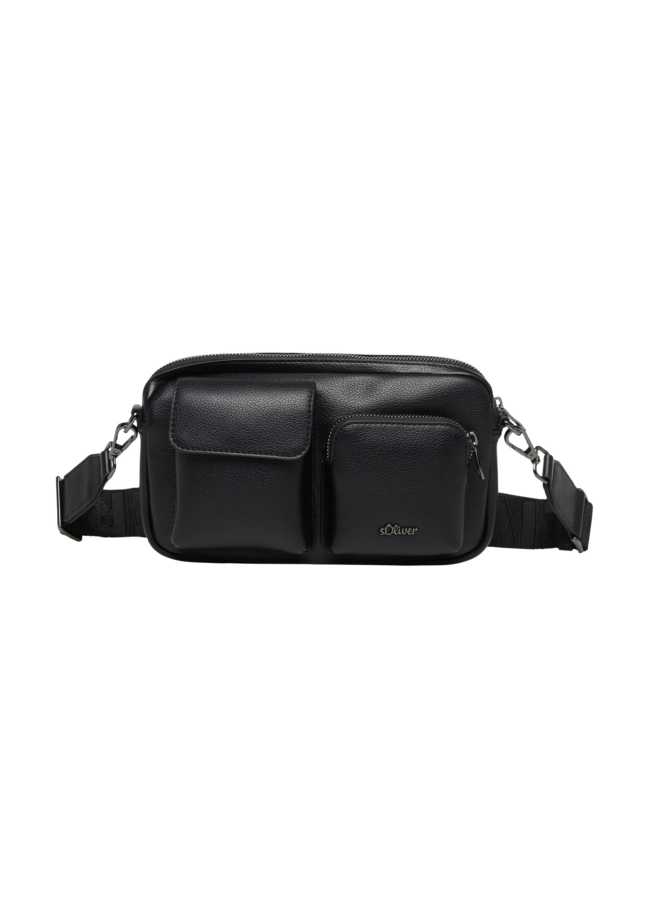 s.Oliver Crossbody Bag in Black: front