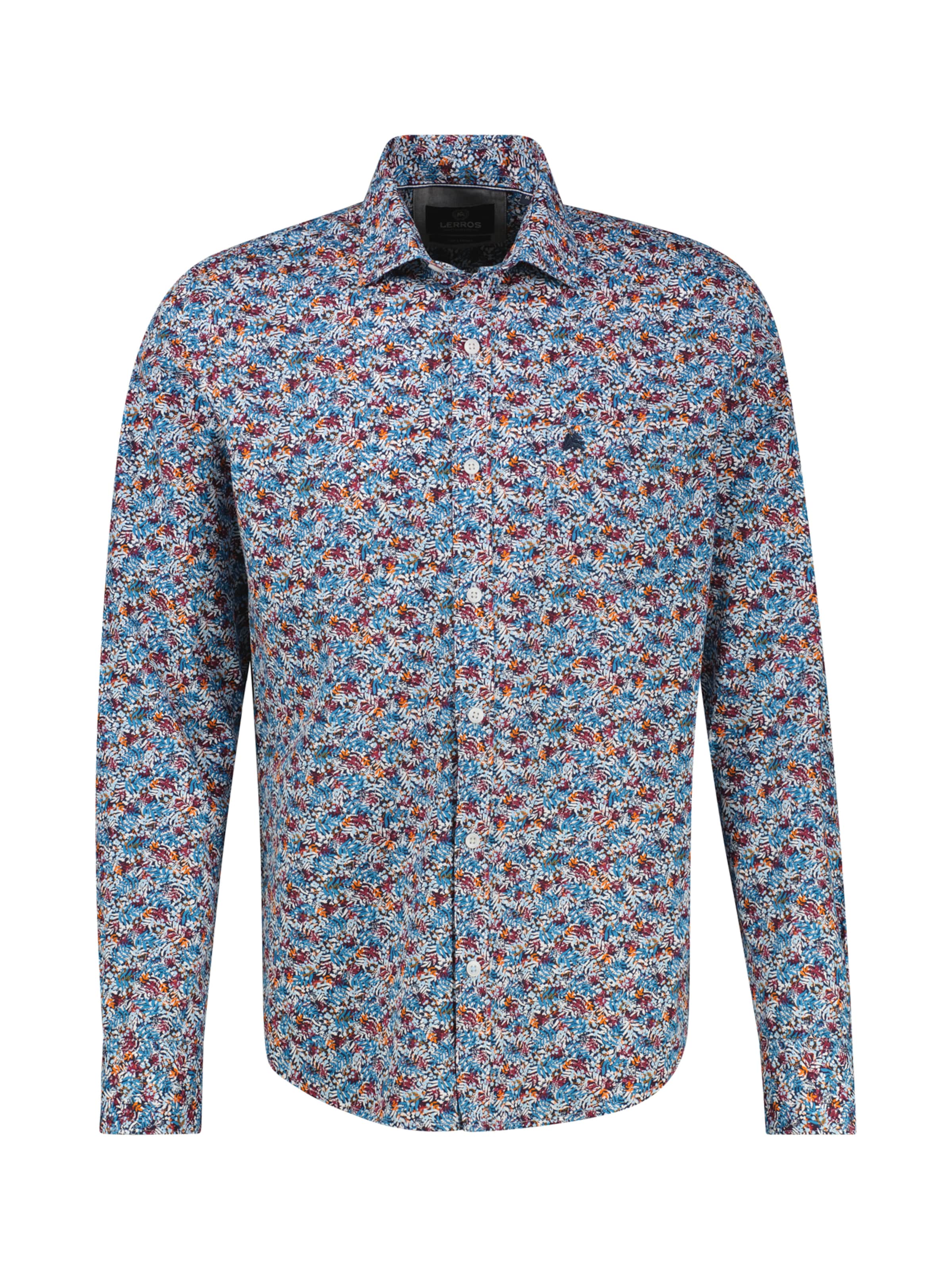 LERROS Regular fit Overhemd in Blauw: voorkant