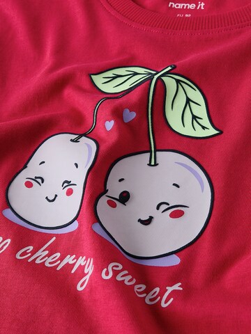 T-Shirt 'NMFHENISA' NAME IT en rouge