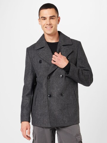 BURTON MENSWEAR LONDON Płaszcz przejściowy w kolorze czarny: przód