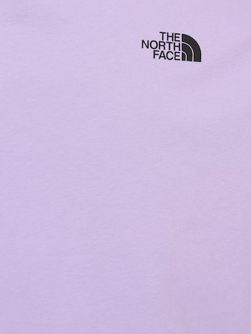 Maglietta di THE NORTH FACE in lilla