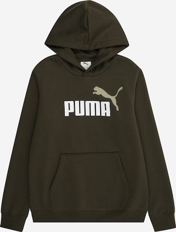 PUMA Majica 'Ess 2 No. 1' | zelena barva: sprednja stran