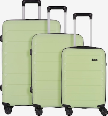 Ensemble de bagages 'Travel Line 4100' D&N en vert : devant