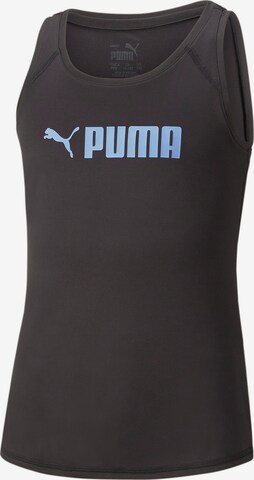 PUMA Sporttop in Schwarz: predná strana