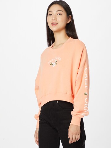 HOLLISTER Sweatshirt i orange: framsida