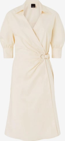 Robe 'PINKO ALINE ABITO COMFORT POPELINE ABITO' PINKO en blanc : devant