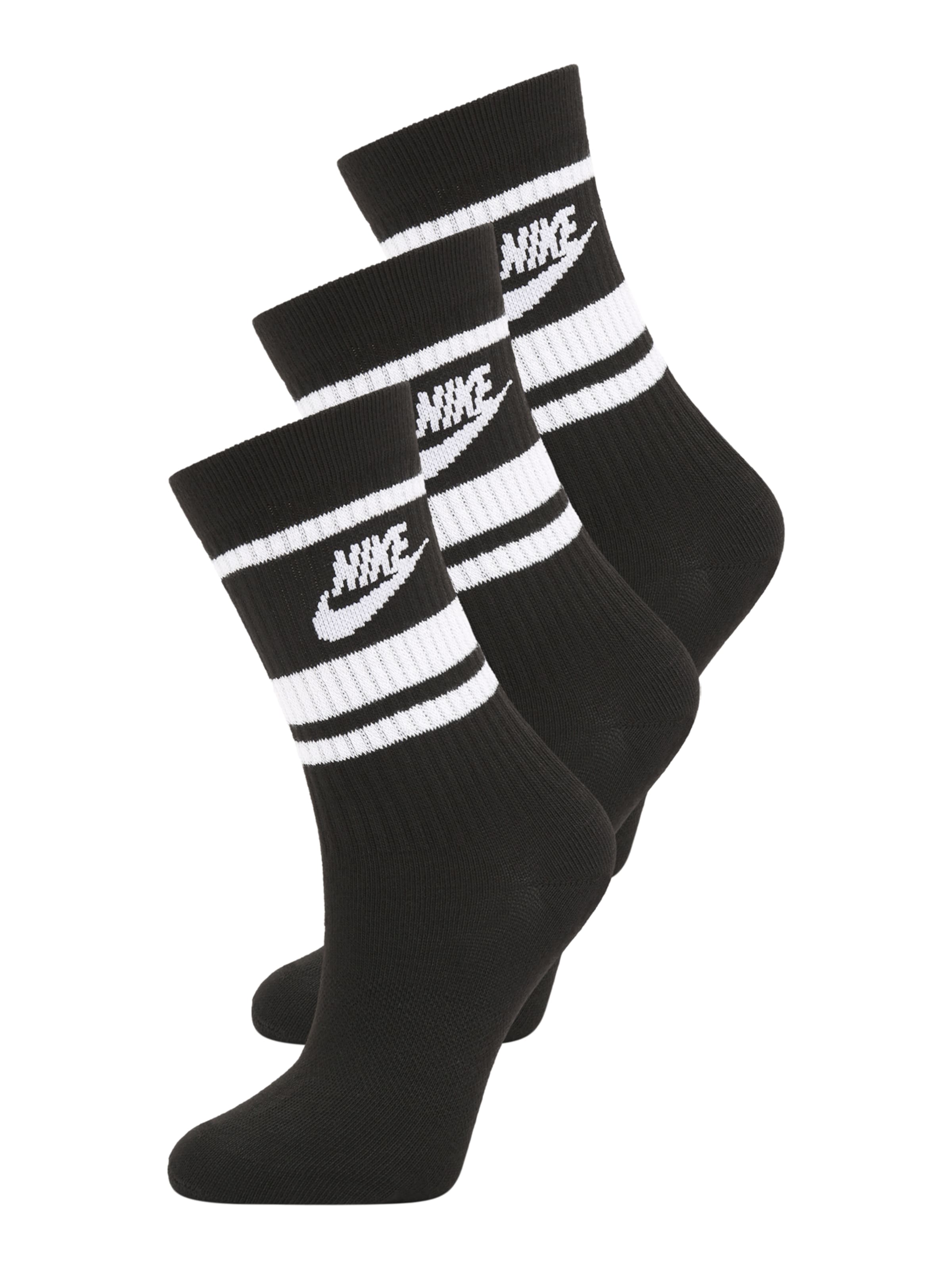 Nike Sportswear Športové ponožky 'Everyday Essential' - Čierna: predná strana