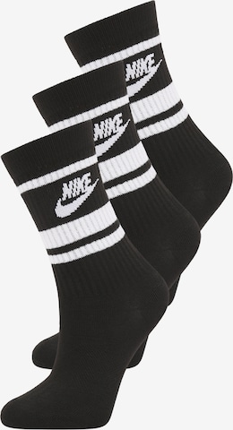 Nike SportswearČarape - crna boja: prednji dio