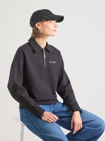 Calvin Klein Jeans Свитшот в Черный: спереди