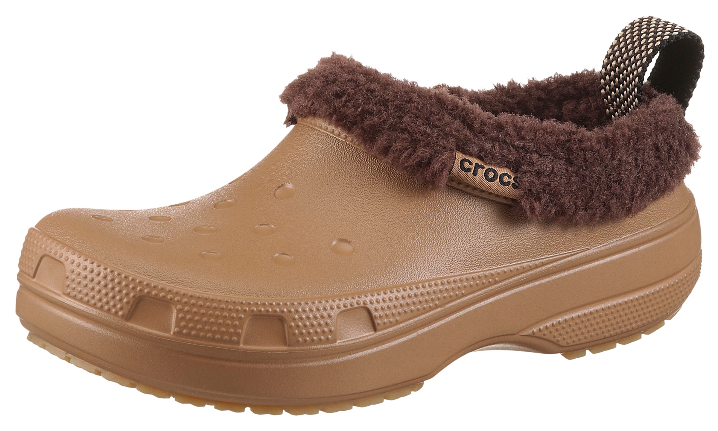 Crocs Clogs in Braun: Vorderseite