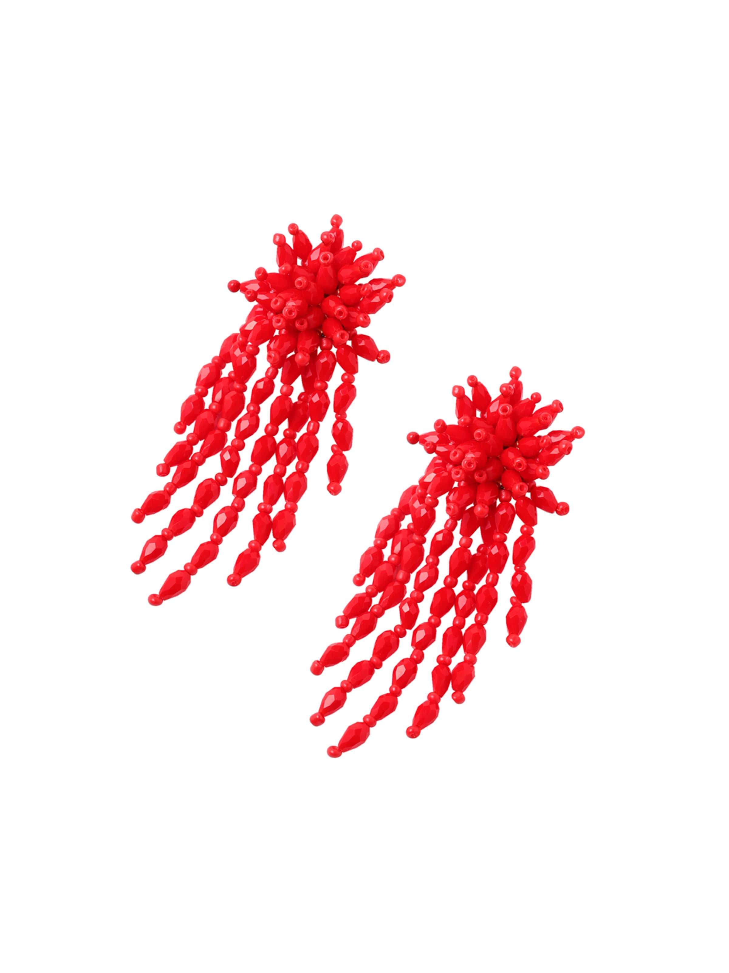 TATUUM Oorbellen 'Amberry' in Rood: voorkant