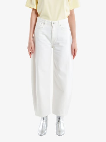 ViCOLO Regular Jeans in Wit: voorkant