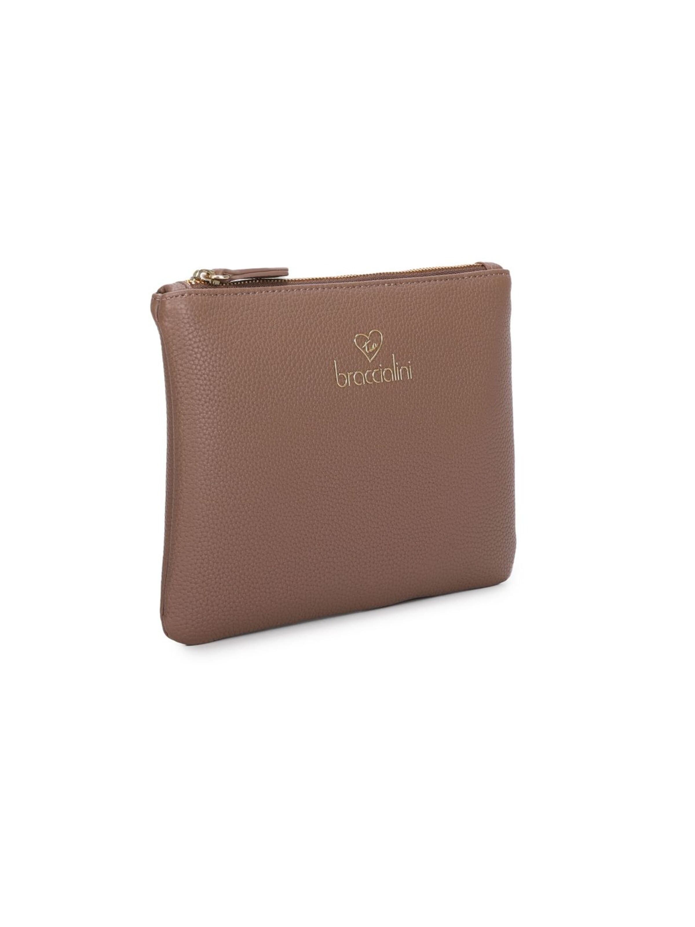 Braccialini Pouch 'Milly' in Brown: front