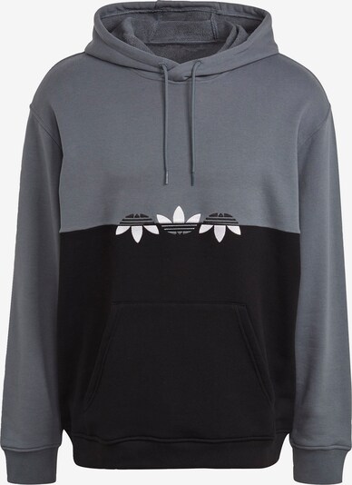 ADIDAS ORIGINALS Sweatshirt in grau / schwarz / weiß, Produktansicht