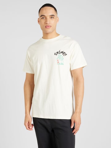 T-Shirt 'CAUSING PANIC CHARLESTON' Grimey en blanc