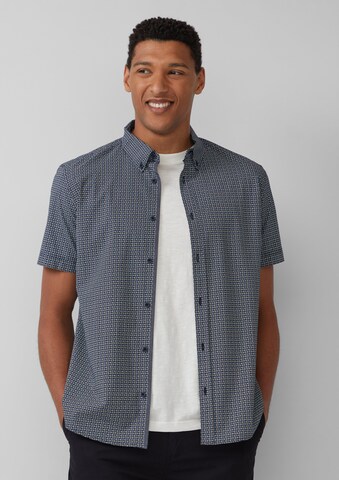 s.Oliver Regular fit Overhemd in Blauw: voorkant