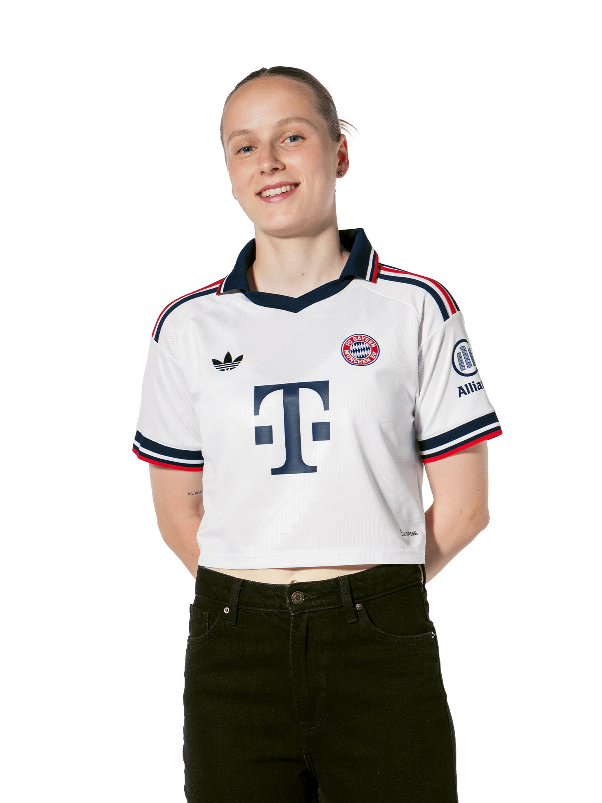 Maillot 'FC Bayern Away 26-27' ADIDAS ORIGINALS en blanc : devant