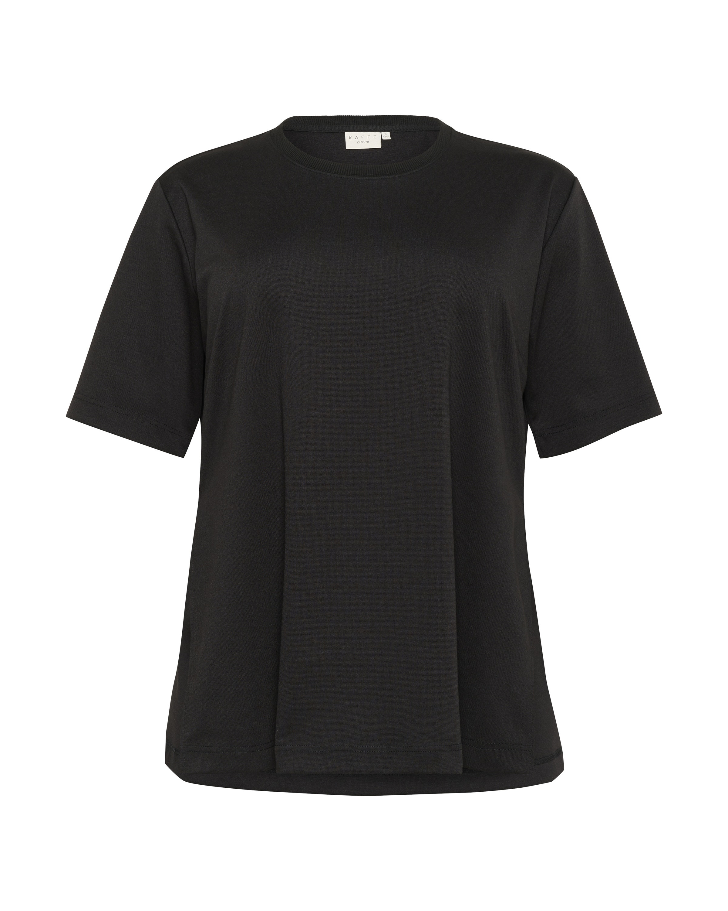 KAFFE CURVE Tričko 'Jenna' – černá: přední strana