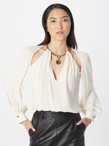 Elisabetta Franchi Blouse in Beige: front