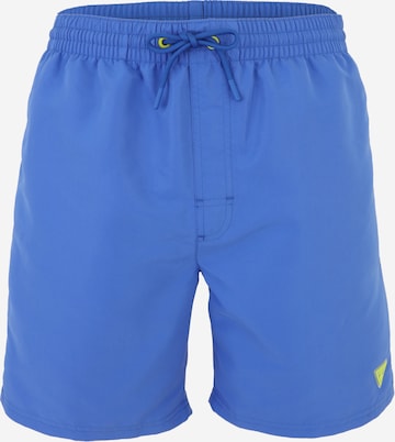 Șorturi de baie de la GUESS pe albastru: față