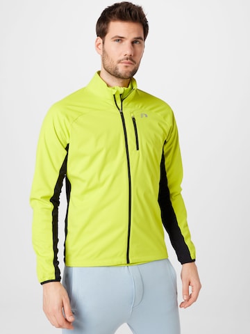 Veste de sport Newline en jaune : devant