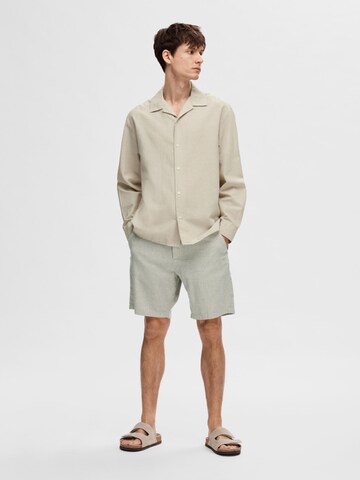 SELECTED HOMME Regular Fit Skjorte i beige