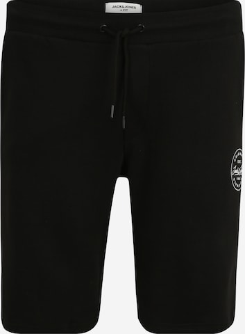 Jack & Jones Plus Regular Trousers 'Shark' in Black: front