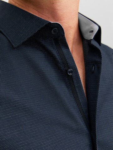 Slim fit Camicia 'Parker' di JACK & JONES in blu